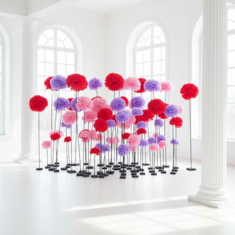 Ростовые помпошки из бумаги